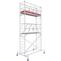 Krause 772046 FahrGerüst Aluminium Rollgerüst fahrbar Arbeitshöhe (max.): 6.40 m Silber 162 kg