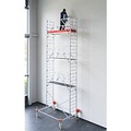 Krause 774057 FahrGerüst Aluminium Rollgerüst fahrbar Arbeitshöhe (max.): 8.50 m Silber 237.5 kg
