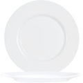 Arcoroc Everyday Uni Flacher Teller 26,5 cm, Blanc, gehärtetes Glas, spülmaschinen- & mikrowellengeeignet, 6 St
