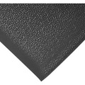 Anti-Ermüdungsmatte PVC mit Hammerschlagoptik, Höhe 9 mm 900 x 1500 mm, schwarz