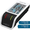 Ansmann Comfort Mini Rundzellen-Ladegerät inkl. Akkus NiMH Micro (AAA), Mignon (AA)