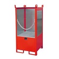 bauer, Bauer Fass-Stapelpalette, Auffangvolumen 210 L, rot