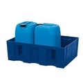 undefined, Auffangwanne aus PE Auffangvolumen 60 l, Boden- / Paletten-Wanne ohne Gitterrost