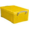 Box, Kunststoff, transparent gelb, 9 l