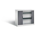 C+P Rollladenschrank Omnispace, H1030B1200T420 mm, Lichtgrau/Schwarzgrau