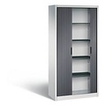 C+P Rollladenschrank Omnispace, H1980B1000T420 mm, Lichtgrau/Schwarzgrau