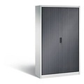 C+P Rollladenschrank Omnispace, H1980B1200T420 mm, Lichtgrau/Schwarzgrau