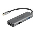 DeLOCK USB Type-C zu Dual HDMI Adapter mit 4K 60 Hz und USB Port