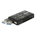 DeLOCK 91758 Kartenleser USB 3.2 Gen 1 (3.1 Gen 1) Schwarz
