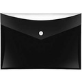 Dokumententasche Veloflex VELOCOLOR®, DIN A5, Kunststoff, für ca. 100 Blatt, 6 Stück, schwarz