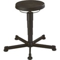 Drehhocker 9467, mit Gleitern, Sitz Integralschaum