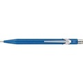 Druckbleistift CARAN D'ACHE 844 Colormat-X, 0,7 mm, Aluminium, Metallclip, Minenresevoir, Slimpack, blau