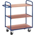 AUG 11 Etagenwagen Stahl pulverbeschichtet Traglast (max.): 150 kg Enzianblau (RAL 5010)