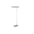 MAUL Standleuchte, Standfuß 280 x 420 mm 2 x 55 W, 1670 lx silber