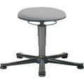 ESD Drehhocker, Stoff, mit Gleiter, grau