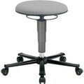 bimos Drehhocker, ESD Stoff grau