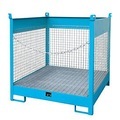 Fass-Stapelpalette Bauer FSP-4 D, für 4 x 200 l Fass, blau
