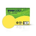 undefined, Farbiges Kopierpapier EVERCOLOR, DIN A4, 80 g/m², gelb, 1 Paket = 500 Blatt