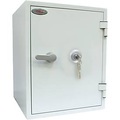 undefined, Feuerschutzschrank FS 1283 K, Schlüsselschloss, Stahl, signalweiß RAL 9003