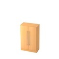 Aktenschrank Höhe 1270 mm, 2 Fachböden Dekor Buche