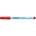 Staedtler, Folienstifte Staedtler Lumocolor® correctable 305, Linienbreite F, trocken abwischbar, 10 St., rot