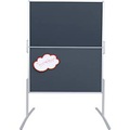 Franken, FRANKEN Moderationstafel, klappbar, 1200 x 1500 mm, Filz, grau
