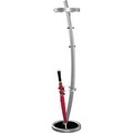 Garderobe Arc, ø 380 mm x H 1750 mm, inklusive Schirmhalter, mit Steinfuß