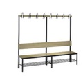 Garderobenbank BASIC PLUS, einseitig