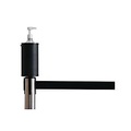 Guidesystems, Hygienespender Aufsatz für Absperrpfosten RS-Guidesystems Serie GLA 85, Volumen 1 l, Ø 110 x H 200 mm, Kunststoff & Metall, schwarz