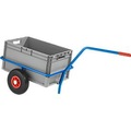 Handkarre Handwagen aus Stahlrohr, kunststoffbeschichtet, kratzfest, Traglast 200 kg