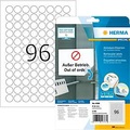 HERMA Etiketten A4 weiss 20 mm rund ablösb. Papier 2400 St.