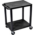 SEWT33-B Kunststoffwagen Polyethylen Traglast (max.): 150 kg Schwarz