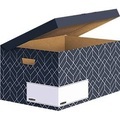 Bankers Box Archivbox Flip Top Urban Midnight Blau 5 Stück