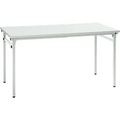 undefined, Klapptisch, stabiles 4-Fußgestell mit Spezial-Klappbeschlag, B 1200 x T 800 x H 725 mm, lichtgrau/lichtgrau