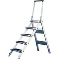 KRAUSE, Krause 810274 Aluminium Treppe klappbar Arbeitshöhe (max.): 3.20 m Silber 12.8 kg
