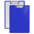 Klemmbrett A4, Klemme mit schützenden Kunststoffecken, PP, blau