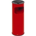 undefined, Sicherheits-Kombiascher, Stahlblech Volumen 17 l, HxØ 610 x 250 mm feuerrot