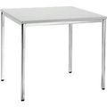 Konferenztisch, 800 x 800 mm, lichtgrau