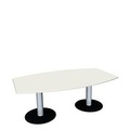 Konferenztisch, B 2000 mm, weiss