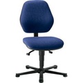 bimos, Laborstuhl Basic, Stoffpolster, Duotec blau