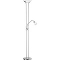 undefined, LED-Deckenfluter, Dimmer, Nickel matt