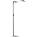 LED Stehlampe NUBO plus, dimmbar, für Bildschirmarbeitsplatz, direkt/indirekt leuchtend, 4000 K, silbern