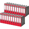 Leitz, LEITZ® Ordner 1080, DIN A4, Rückenbreite 80 mm, 20 Stück, rot