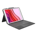 Logitech Combo Touch BookCase Passend für Apple-Modell: iPad 10.9 (10. Generation) Schwarz