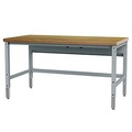 bedrunka+hirth, Packtisch Bedrunka+Hirth Komfort, Grundtisch, 1 Motor, elektrisch höhenverstellbar, bis 180 kg, Buche-Multiplex-Arbeitsplatte, B 1500 x T 750 mm