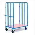 Rollcart Transportsysteme, Paketwagen mit Längswänden, offen, 1000 x 700 mm