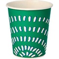 PAPSTAR, Pappbecher Papstar, Einweg, 0,2 l, für Kaltgetränke, mit Füllstrich, Ø 80 x H 88 mm, grün, 100 Stück