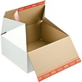 Colompac, Premium-Blitzbodenkarton ColomPak CP 155.255, B 310 x T 190 x H 133 mm, Z-Faltung, Selbstklebeverschluss, weiss, 10 Stück