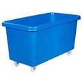 Rechteckbehälter aus Polyethylen, fahrbar Inhalt 450 l blau, ab 5 Stk