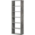undefined, Regal Pombal, 6 Ordnerhöhen, erweiterbar, Breite 740 mm, Betonfarben